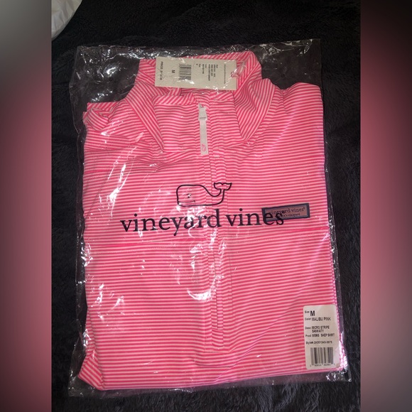 Women’s Pink Half Zip Jacket. - Picture 1 of 3